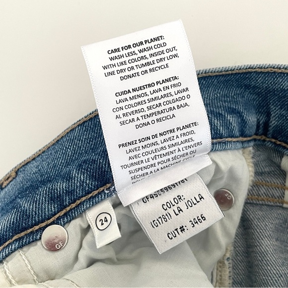 Grlfrnd The Piper Super High Rise Stretch Slim Crop in La Jolla - Picture 10 of 13